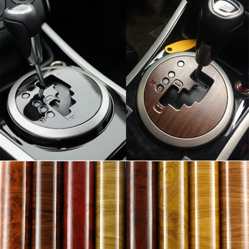 

Виниловые Переводные картинки для стайлинга автомобиля, матовая древесина, высококачественные пользовательские аксессуары для интерьера,...