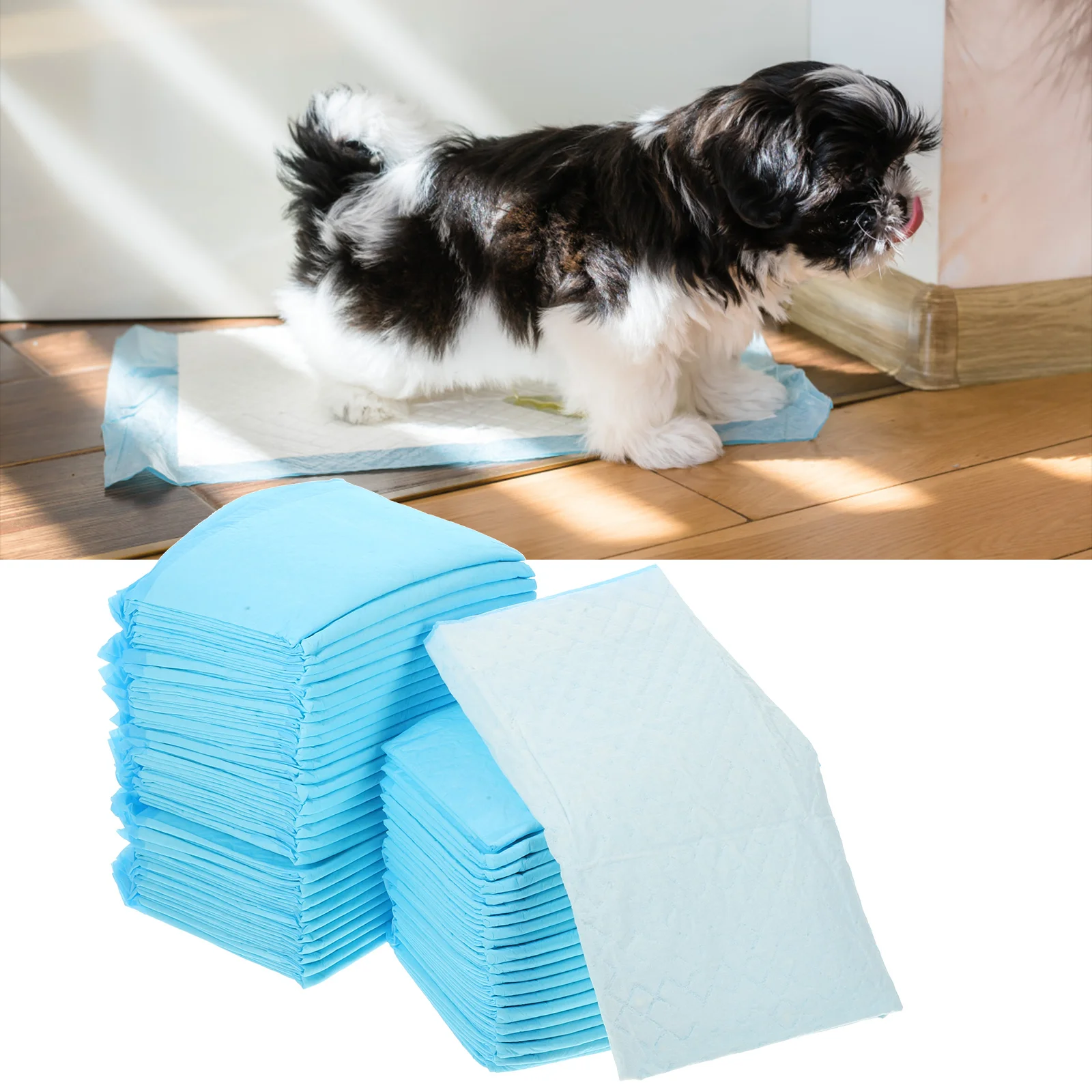

100 Pcs Pee Pads Pet Disposable Changing Mat Doggy Professional Small Non-woven Fabric For Dogs