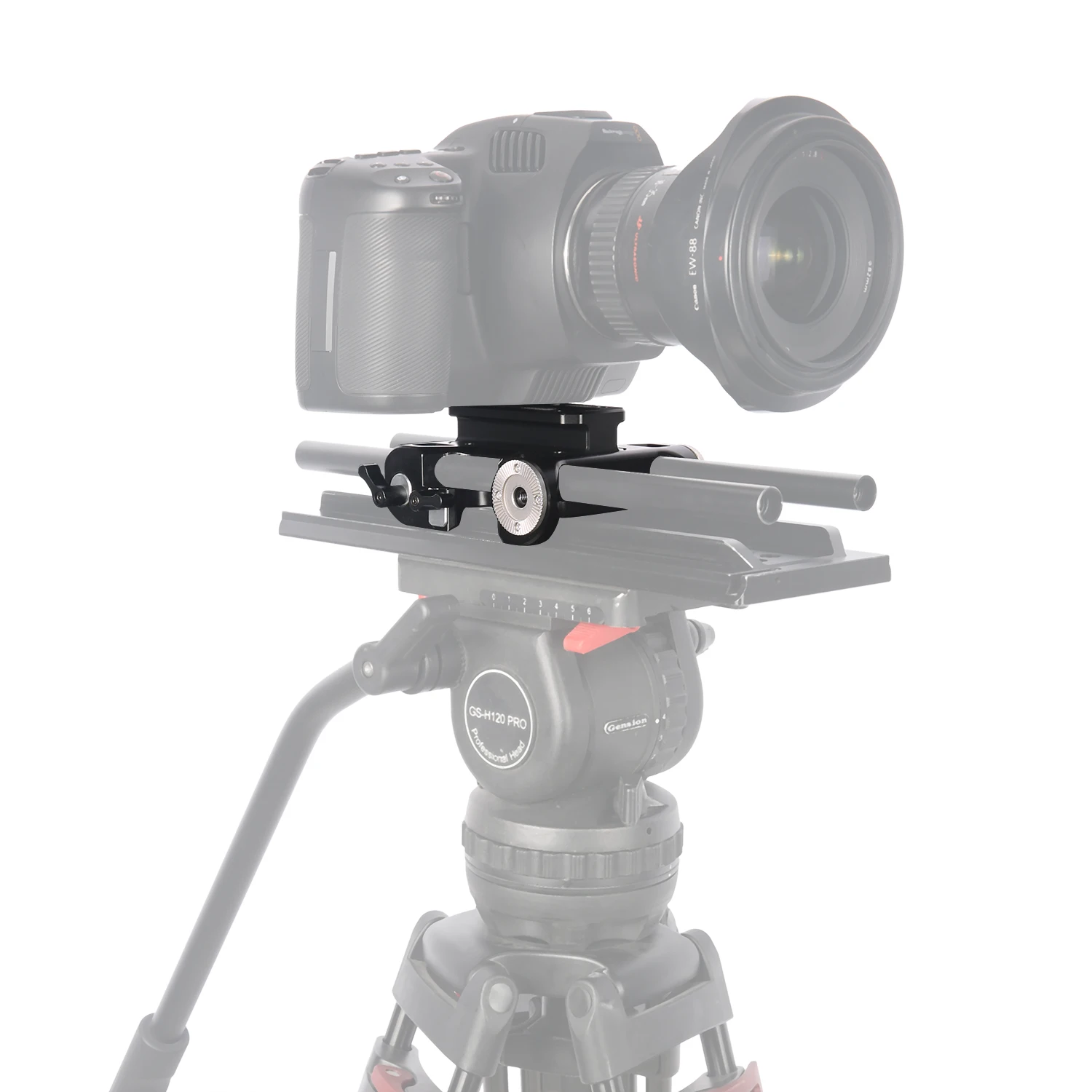 Фото NICEYRIG Rosette Mount 15mm Rod Rail Baseplate with Dovetail Clamp for ARRI Standard Bridge Plate for Cinema Camera №5
