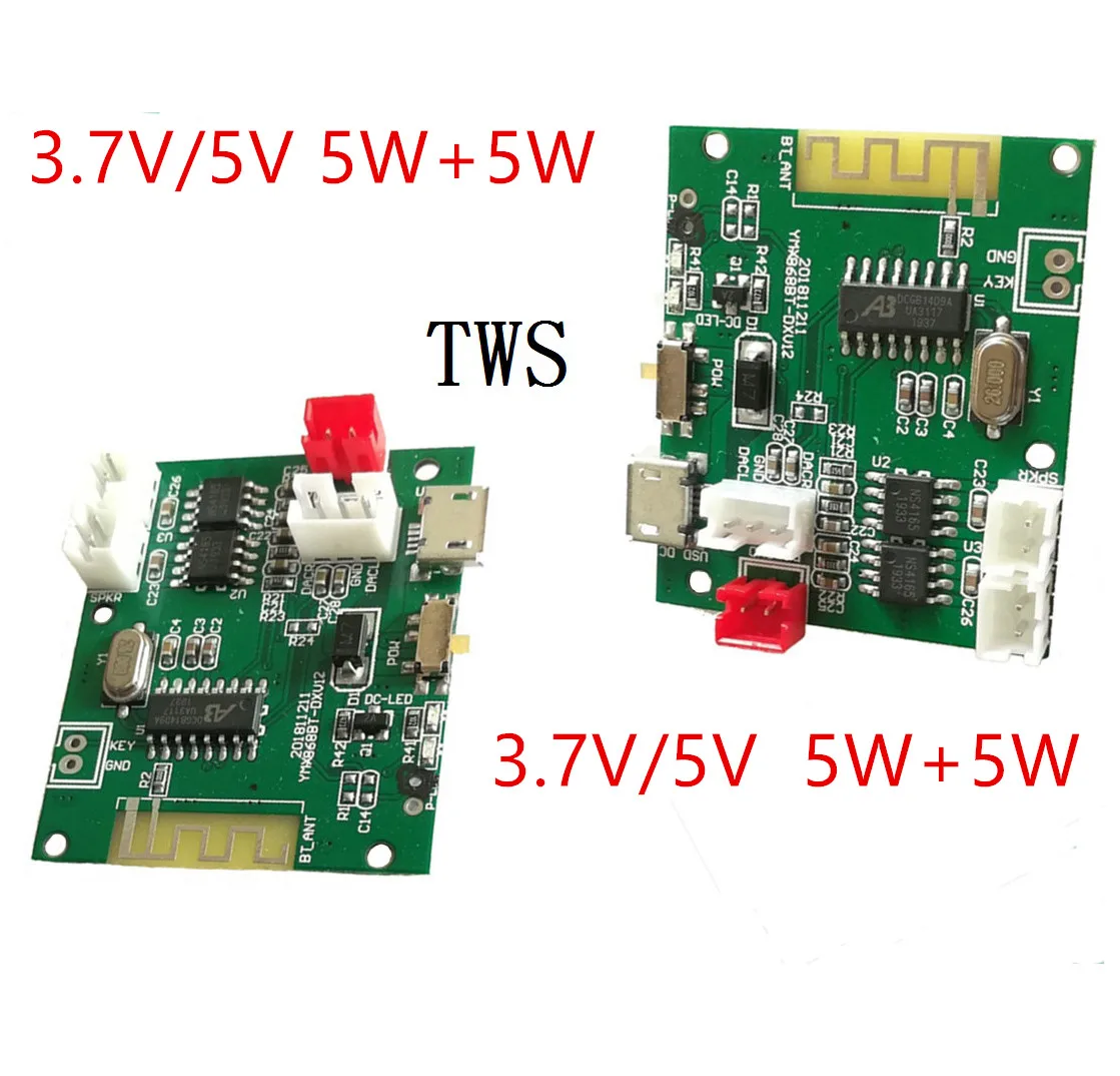 High Quality Promotion Fashion TWS Bluetooth Module Power Amplifier Pcba 2 * 5W Audio Player Board | Электроника