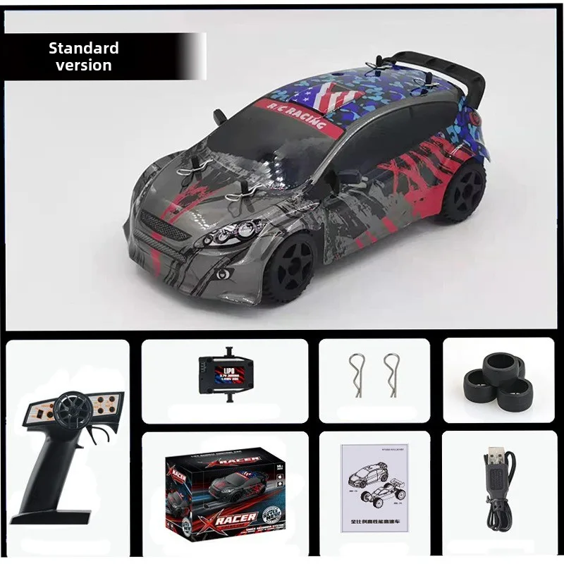 Фото F3 RC Drift Car 1:24 2WD Mini RC Drift Racing Модель 2,4G Радио Полномасштабный Профессиональный Автомобиль с дистанционным управлением Игрушка для мальчика в подарок №2