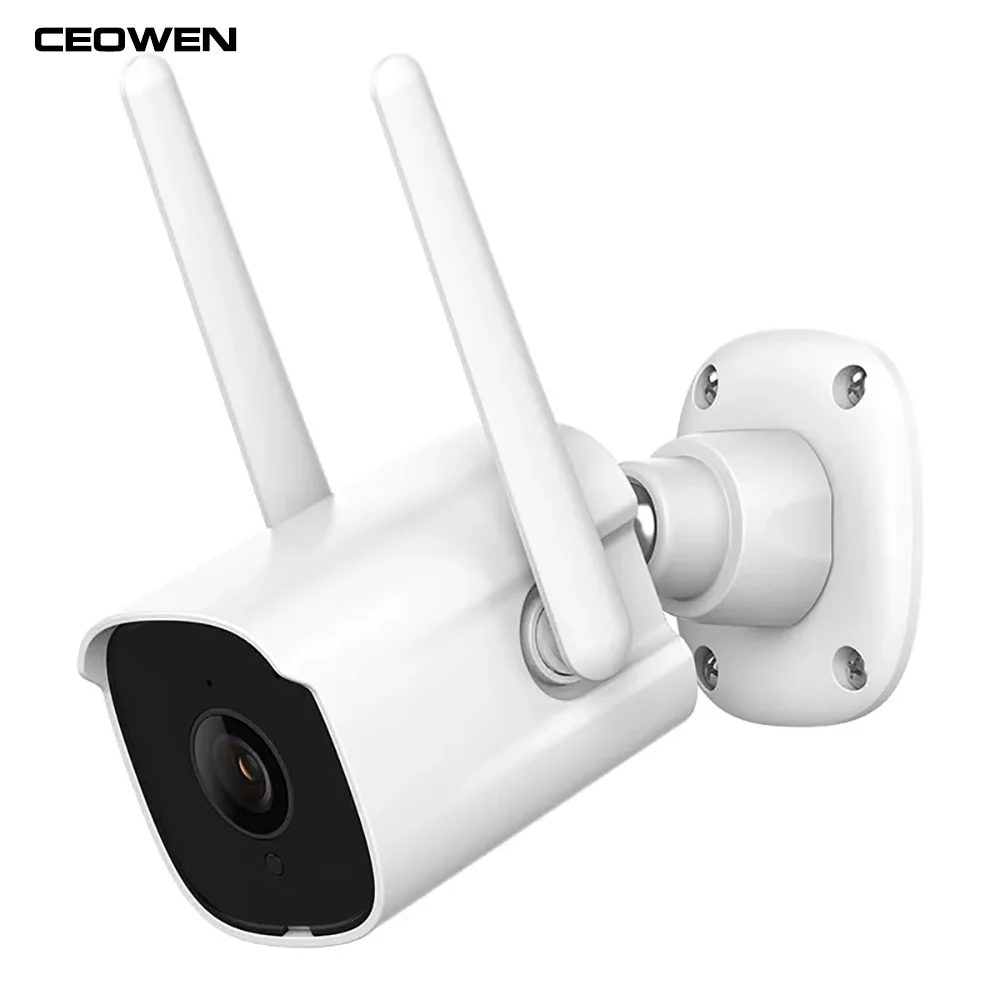 

CEOWEN Outdoor 3MP FHD Security Camera Cloud Storage Wifi 2.4G IP Cam Weatherproof Infrared Night Vision Two Way Audio CCTV