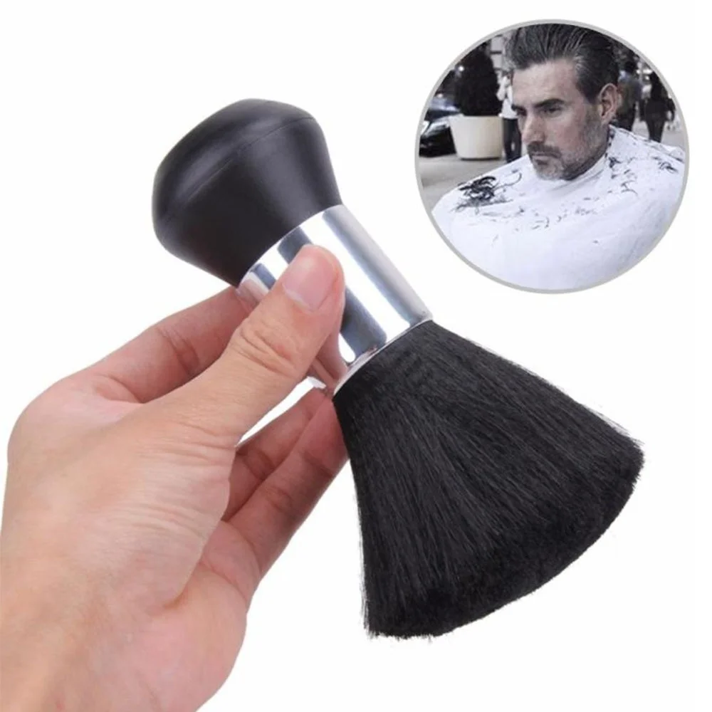 

Black Hairdressing Sweeping Neck Hair Cleaning Duster Hair Cutting Brush for Barbershop Hair Cut Brush Tools Barber Accessories