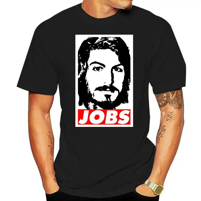 

Mens Steve Jobs T Shirts JOBS T-Shirt Streetwear Tee Shirt Men 100% Percent Cotton XXX Graphic Awesome Tshirt