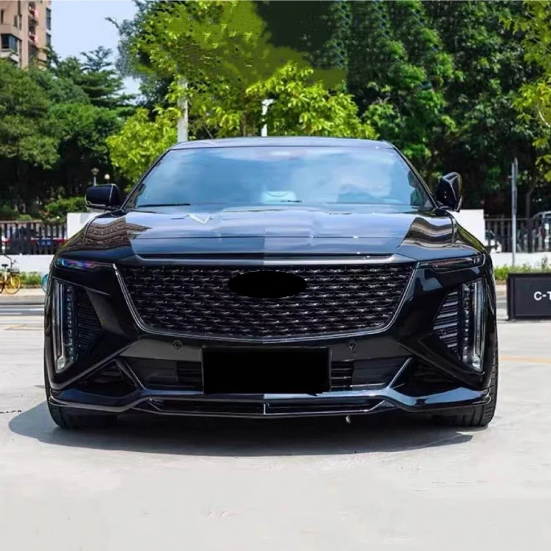 Фото Передняя и задняя боковая юбка в сборе для Cadillac CT6 MT, модифицированный спортивный стиль, хвостовой Thraot, автоаксессуары №2
