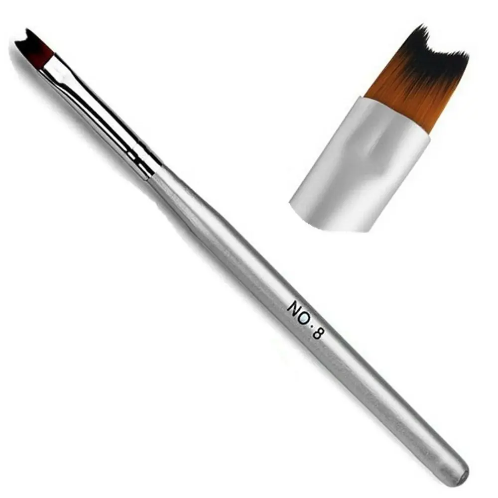 

Design Acrylic UV Gel Nail Painting Drawing French Tips Manicure Pen Silver Brush Nail Brushes Silver Nail Phototherapy Pen
