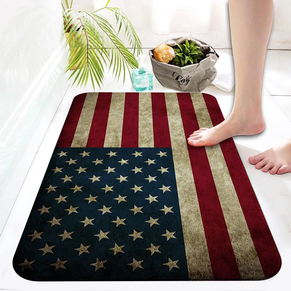 

Противоскользящие коврики из нейлона American Flag Nordic Style