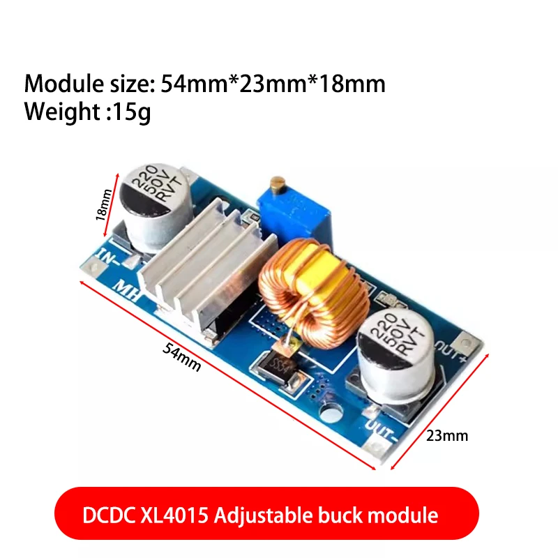 5A XL4015 постоянный ток постоянного напряжения модуль понижающей мощности