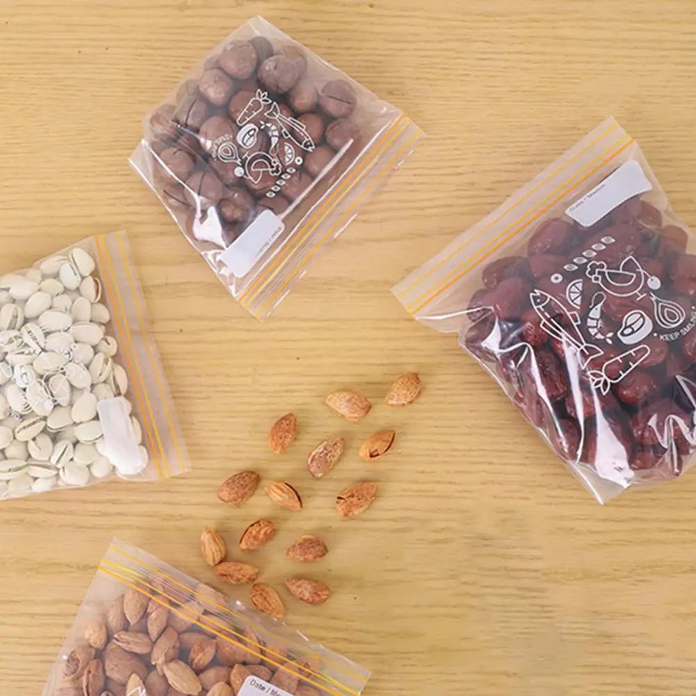 

1 набор полезных эффективных герметичных мешков для замораживания, Водонепроницаемые герметичные мешки для замораживания, многоразовые ку...