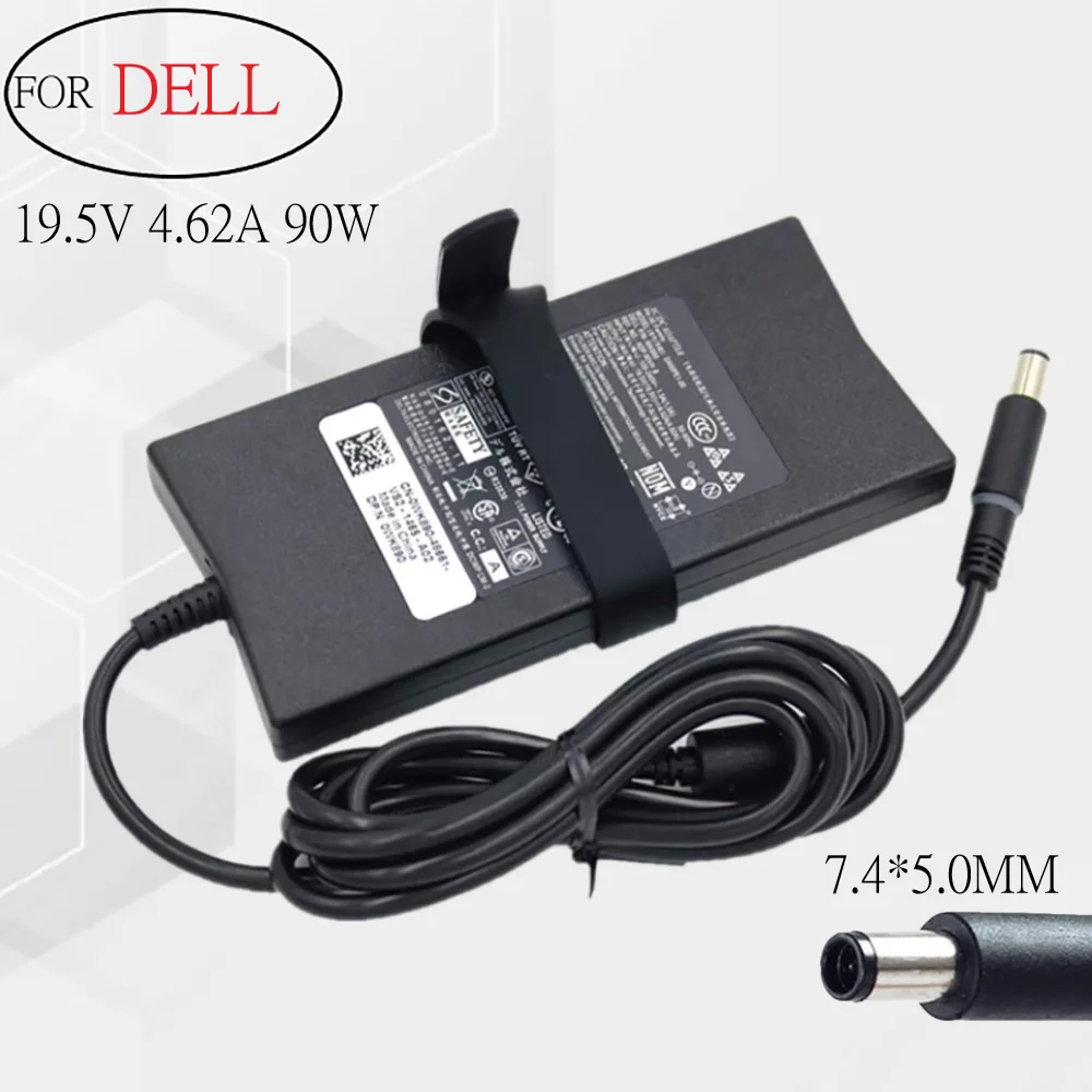 

Original 19.5V 4.62A 90W For DELL 1088 1400 1420 1440 1450 1464 1525 1545 3300 3400 3437 3440 laptop supply AC adapter charge