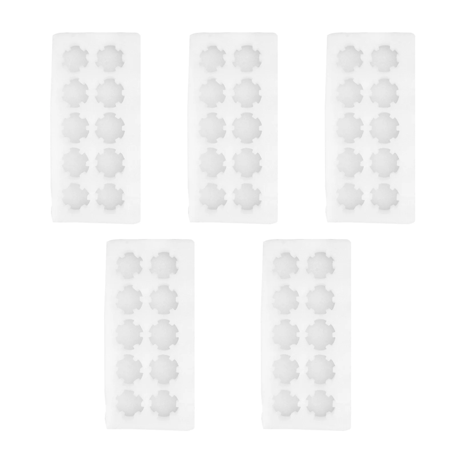 

5 Pcs Egg Cartons Bulk Wrapping Holder Foam Deviled Plates Eggs Storage Container Containers Food Fiber Flats