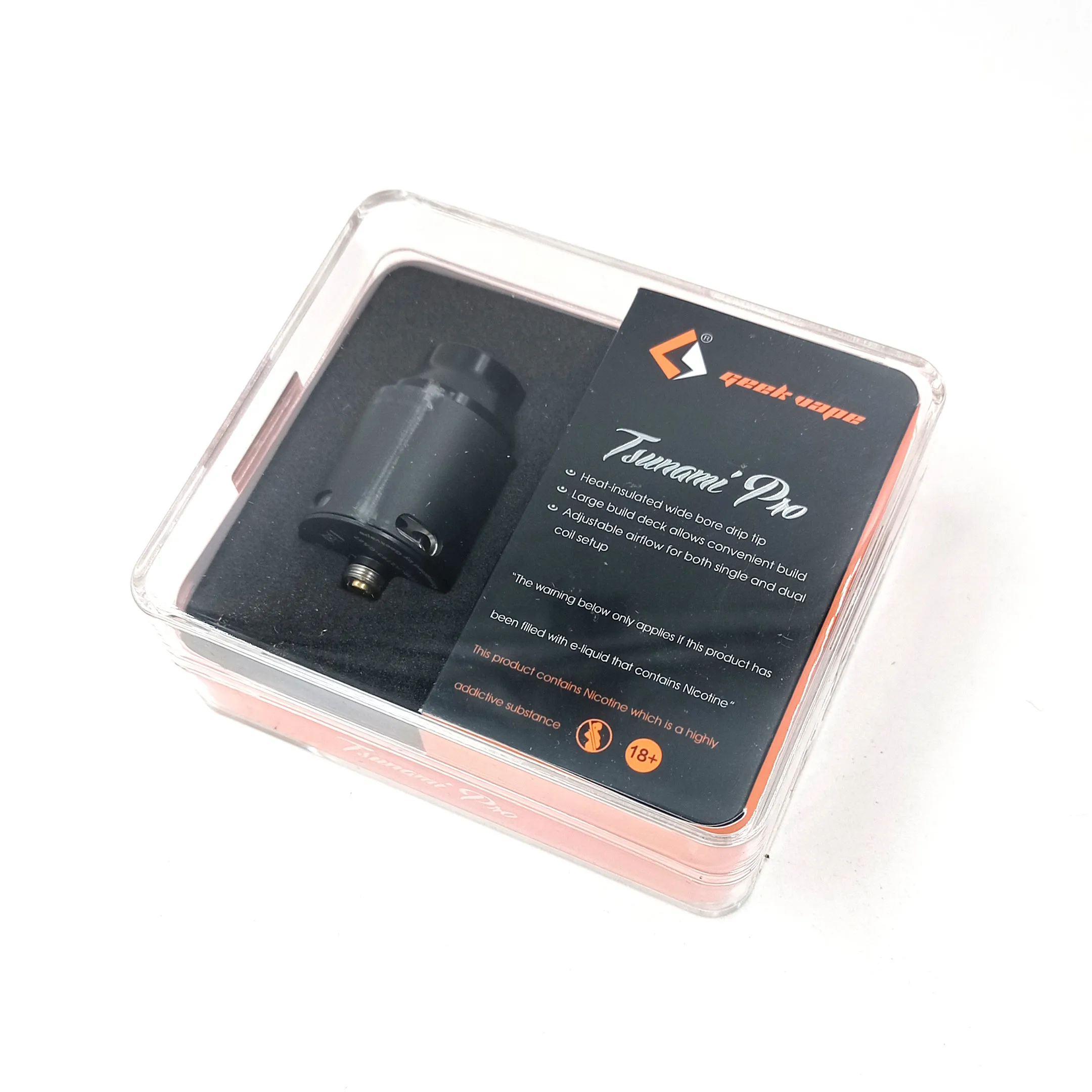 

Original GeekVape TSUNAMI PRO 25MM RDA Rebuildable Dripping Atomizer Tank