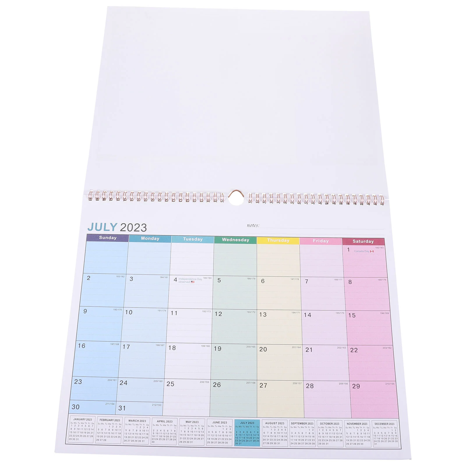 

2023 -2024 Calendar Office Calendars Holiday Hanging Mounted Room Paper Office Household Dating