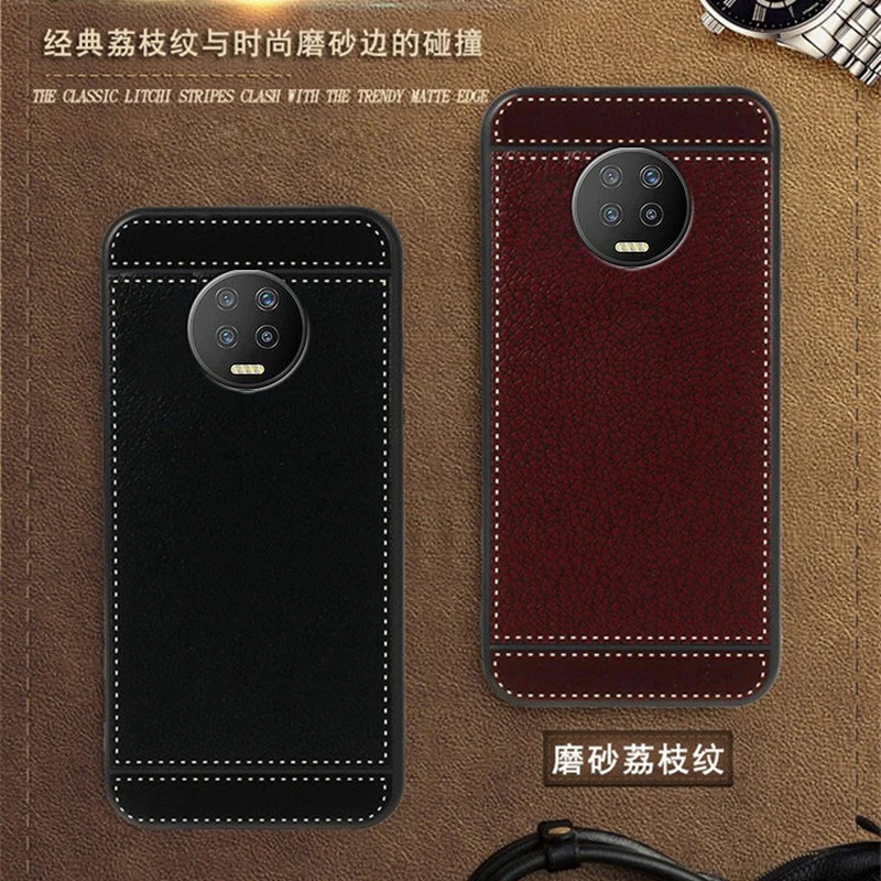 

Cover for Infinix Note 7 (6.95 Inch) Soft Silicone Red/Black/Blue/Pind/Brown Concave-Convex Pattern Infinix Note 7 Case