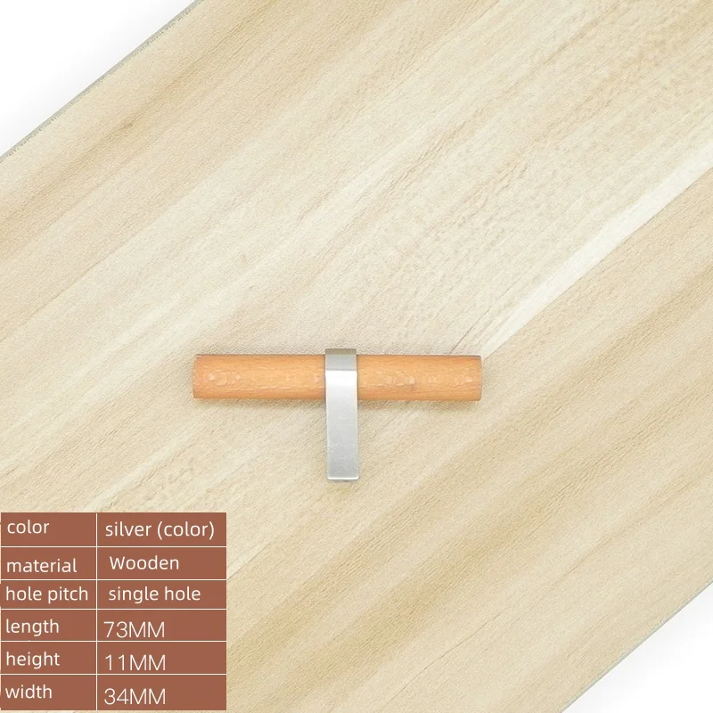 Современный скандинавский Простой Противоударный шкаф с деревянной ручкой