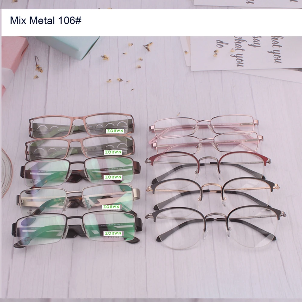 2022 Newest Fashion round glasses women half frame fake full rim Coarse Geometry очки для зрения очки anti blue light glass men