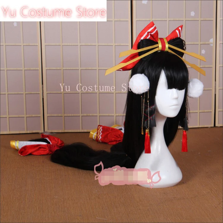 Аниме! Onmyoji Yokime Heian-ky Празднование Великолепное кимоно Платье Униформа Косплей