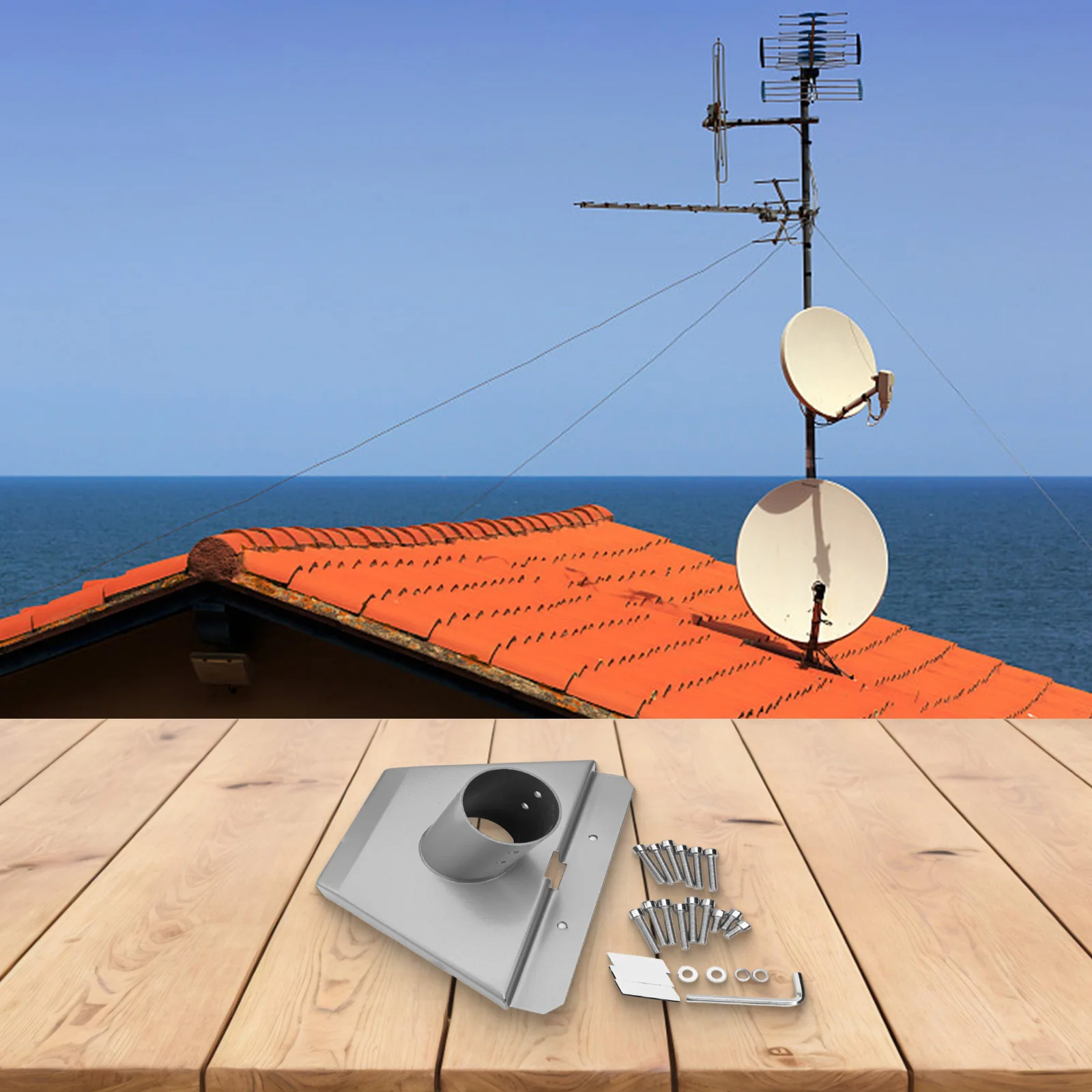 Базовый соединительный винт для Starlink 200*150*110 мм адаптер труб Gen 3 стандартного