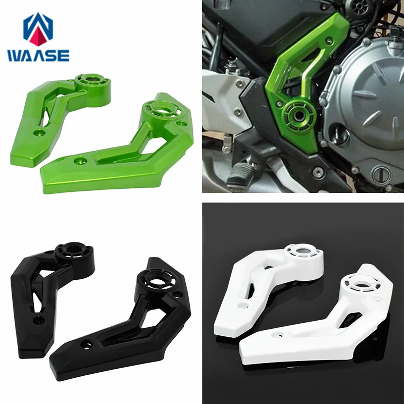 

WAASE рамка Боковая крышка обтекателя панель защита для Kawasaki Ninja 650 Z650 2017 2018 2019 2020 2021