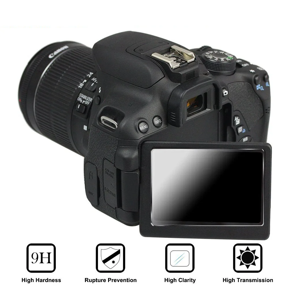 Фото Для Canon EOS R RA EOSR R5 R3 R6 RP прочное закаленное стекло с защитой от царапин 9H 2.5D Для Canon EOS R RA EOSR R5 R3 R6 RP прочное закаленное стекло с защитой от царапин 9H 2.5D