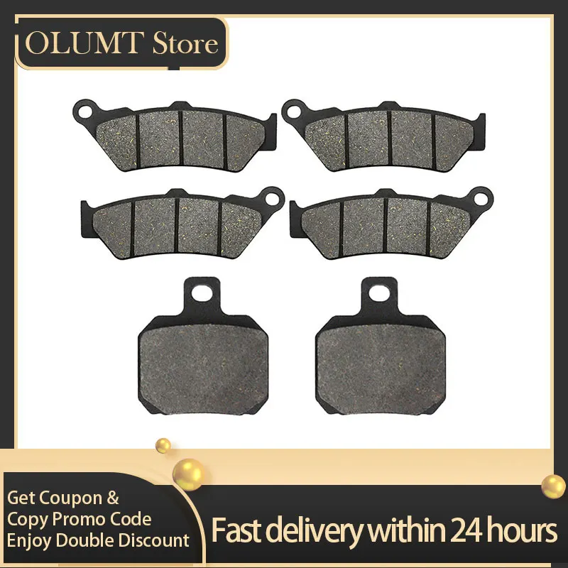 

Motorcycle Brake Pads Front Rear Kit For APRILIA ETV1000 ETV 1000 Caponord For BRAMMO Enertia Non ABS - Bolt fixing