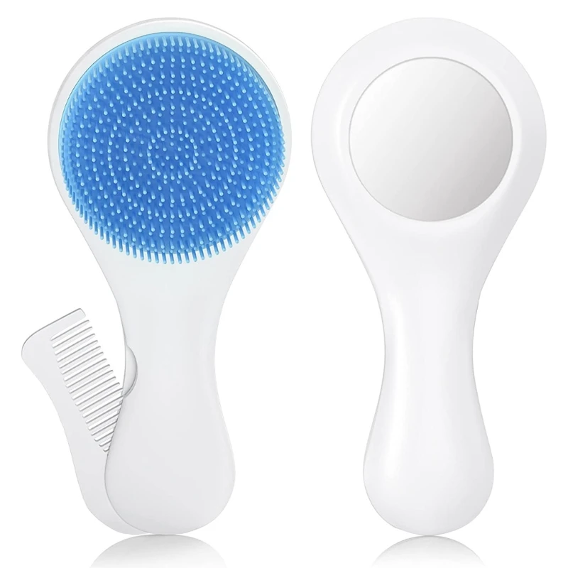 

Hair Comb Silicone Baby Hair Brush Infant Care Products Soothing Massage Brush