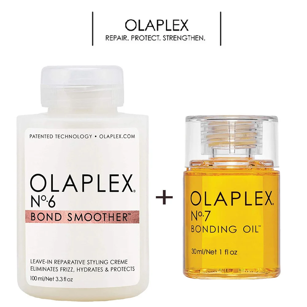 

2PCS Set Olaplex No.123456/No.7 Hair Care Essential Oil Damaged Soft Anti-high Temperature Hair Mask Leave-in Styling Health