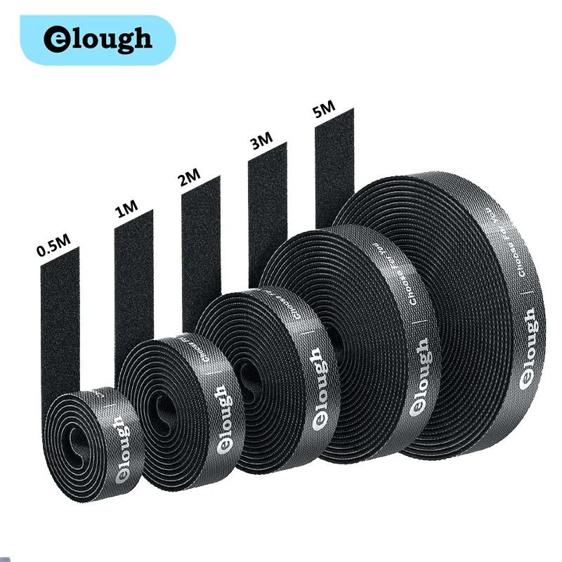 

Elough 0.5m-5m Cable Organizer Wire Clip Cable Winder Management USB Charger Protector For iPhone Xiaomi Huawei Velcros Cable