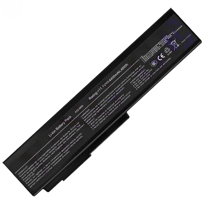 Фото Аккумулятор для ноутбука A32-M50 4400 мАч для ASUS N53S/A32-N61/N53J/N43J/N43S, литиевая перезаряжаемая батарея №2