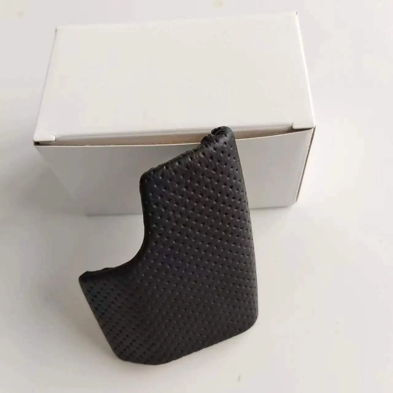 

4К 1713139 D крышка ручки переключения передач с перфорированным левым рулем для Audi A6 C8 A7 2019+ 4K1 713 139D