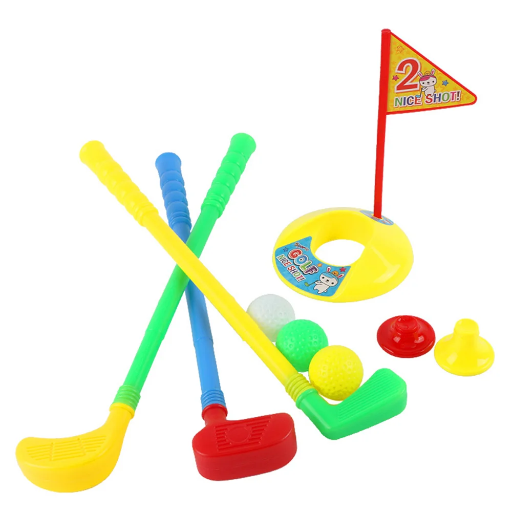 Set Suit For Kids Cases Clubs Toddler Golfer Toys Play Outdo