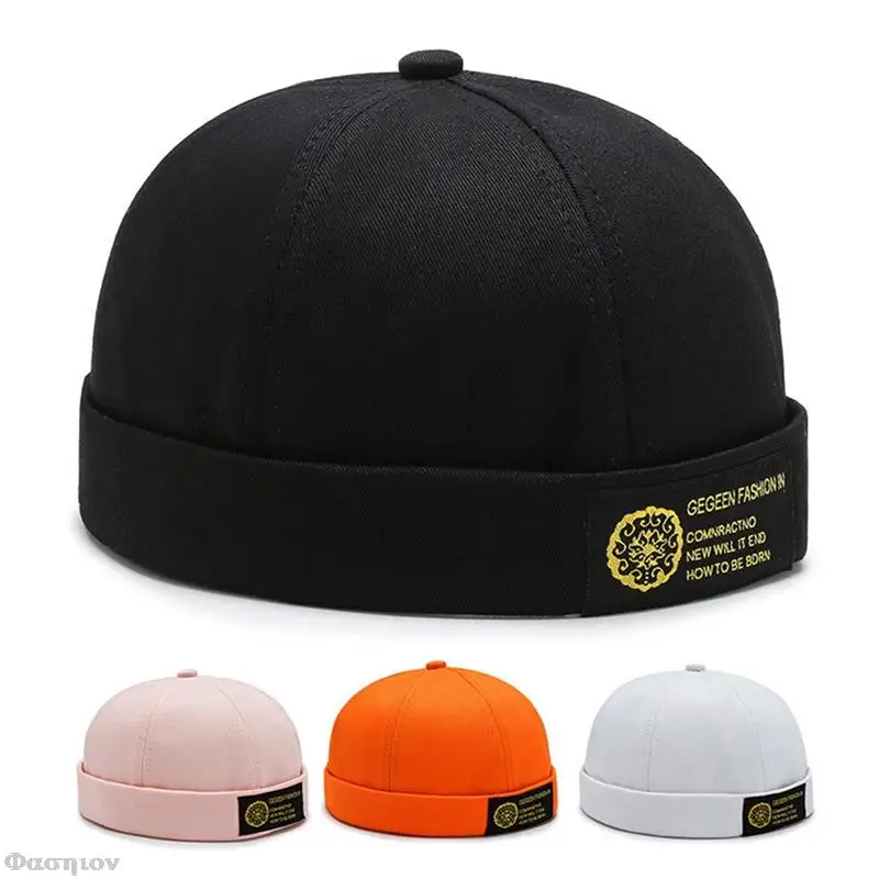 

Landlord Hat Streetwear Hip Hop Brimless Hat Corduroy Docker Cap Wholesale Fashion Vintage Beanie Hats Men Women Spring Autumn