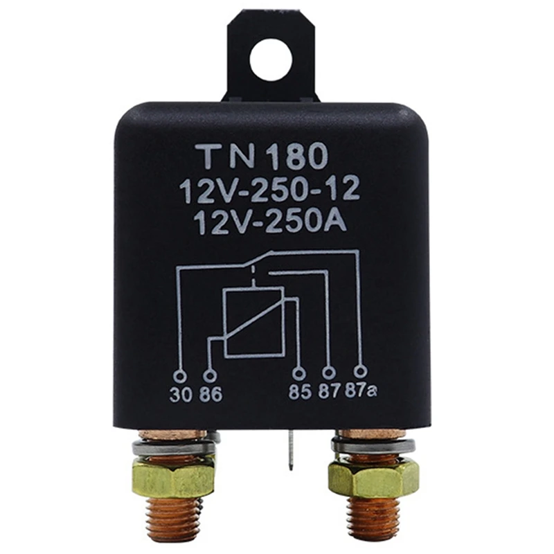 

Автомобильное реле 12В 24В 250A Непрерывный тип высокой мощности переключатель управления аккумулятором мотоцикла терминал автомобильное пус...