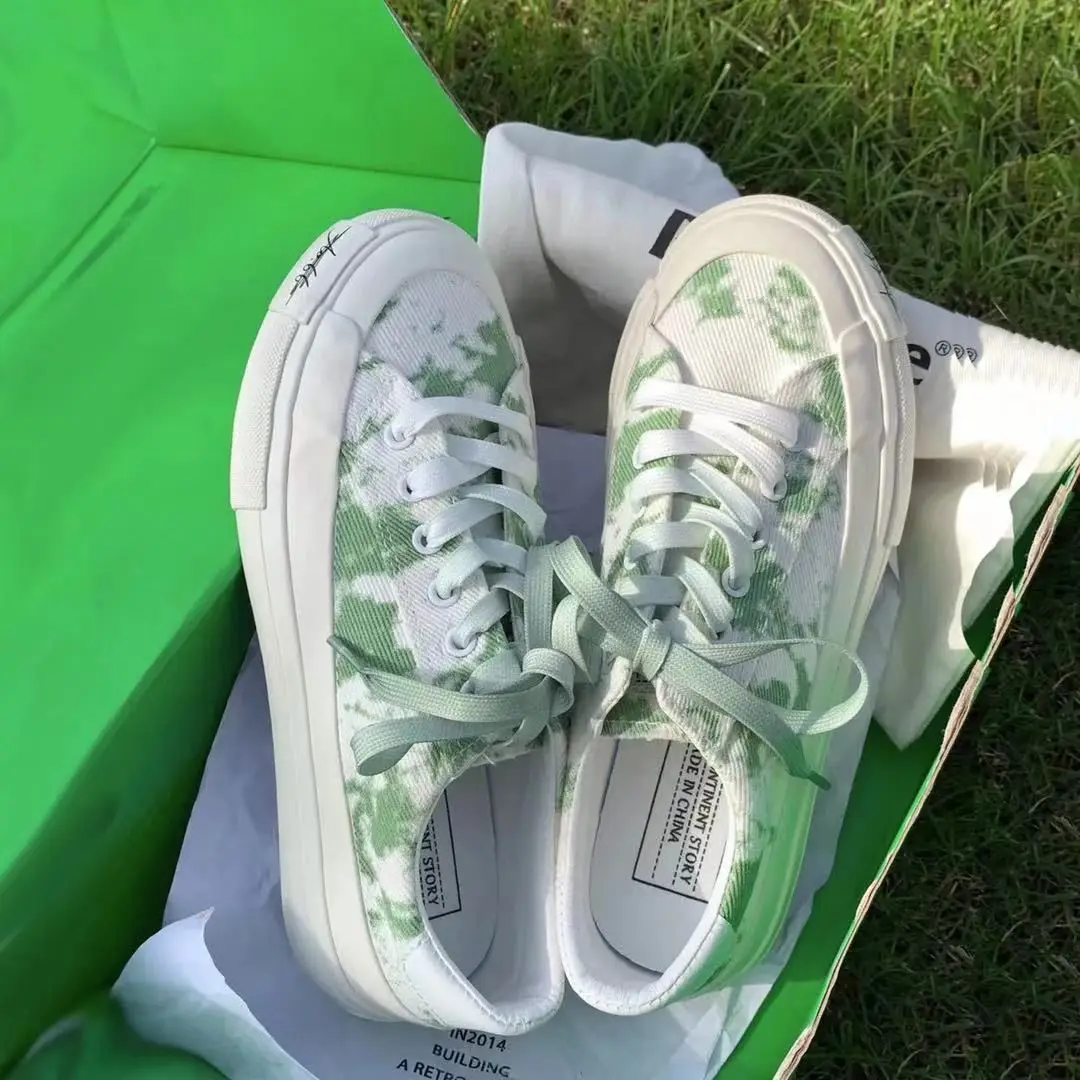 Brilliant Tie Dye Canvas Shoes Women‘s Vulcanized Sneakers Low Top Sports Shoes Woman Summer Casual Pink Sneaker Gym Shoes New