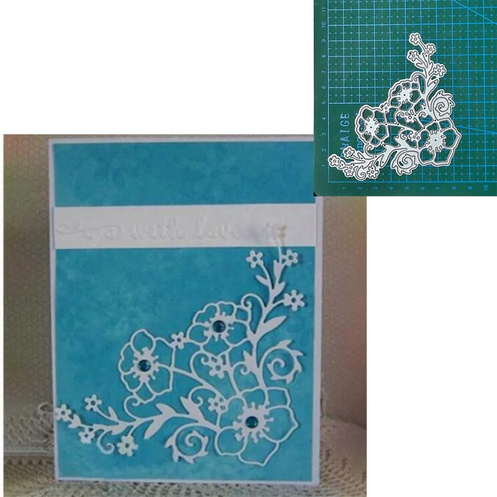 

Flower Metal Cutting Dies for DIY Scrapbooking Album Paper Cards Crafts Blade Punch Embossing Die Cuts Handicrafts New