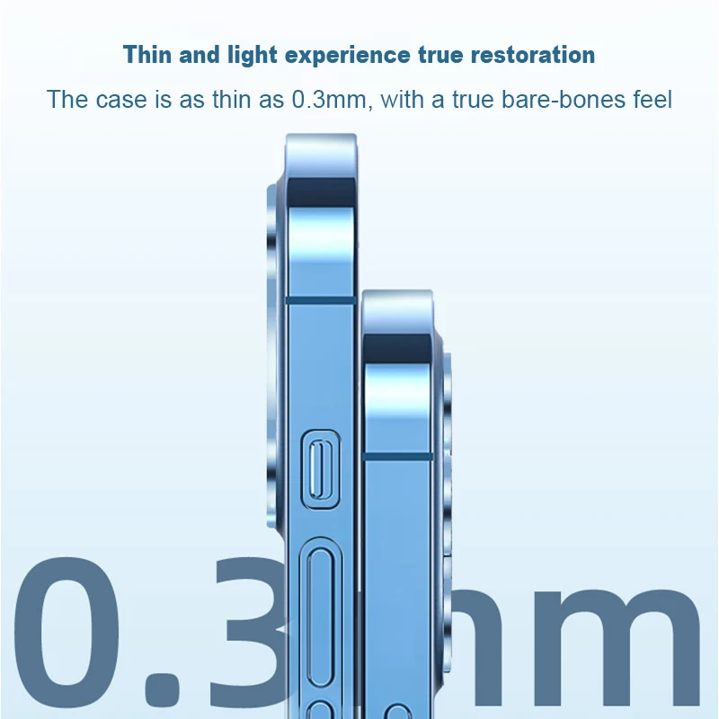 Оригинальный силиконовый прозрачный чехол с покрытием для iPhone 13 12 11 Pro Max Mini X Xs XR 8 7