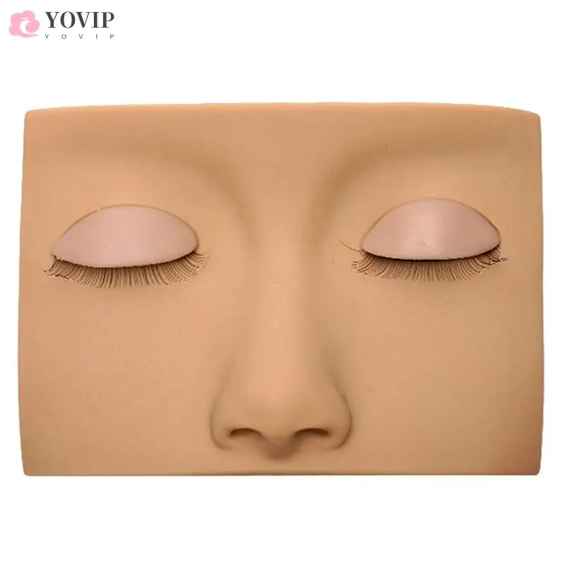 

Накладные ресницы для наращивания голова-манекен для практики Многоразовые 3D имитация ресниц макияж для глаз тренировочная модель головные глаза Сменные