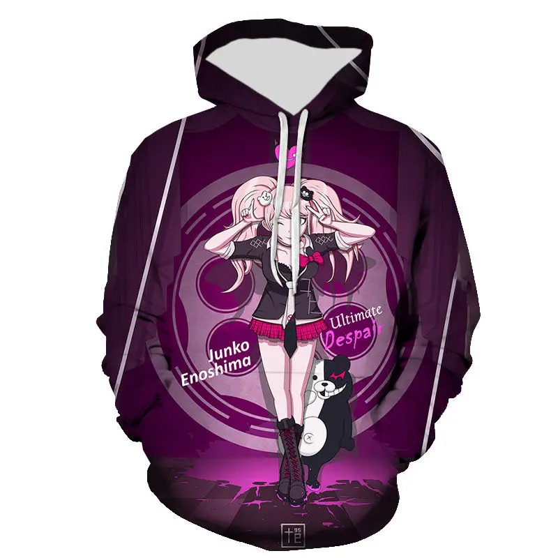 

New Casual Danganronpa Sweatshirts 3D Printed Men Women Children Hoodies Long Sleeve Pullover Streetwear Boy Girl Kids Jacke