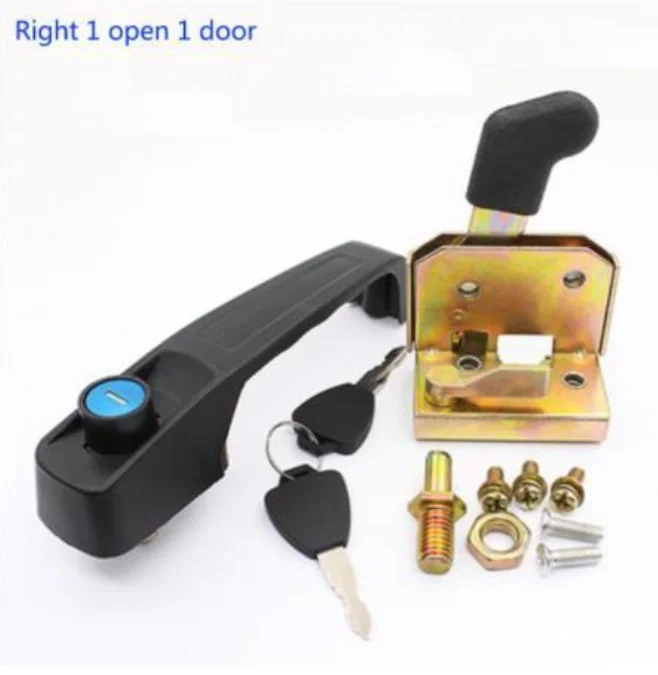 

1 комплект Универсальный вилочный погрузчик 502 Тип тяжелого оборудования металлический замок дверная ручка тяжелый транспортный погрузчик техника