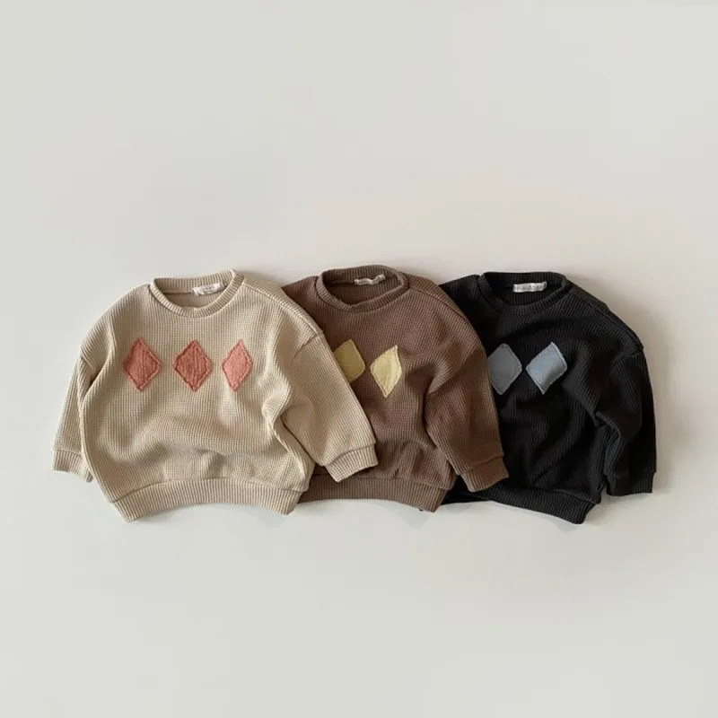 RiniLucia Autumn Infant Baby Boys Girls Casual Sweatshirt and Trousers Set Geometric Long Sleeve Tops Stripe Pants Clothes Set