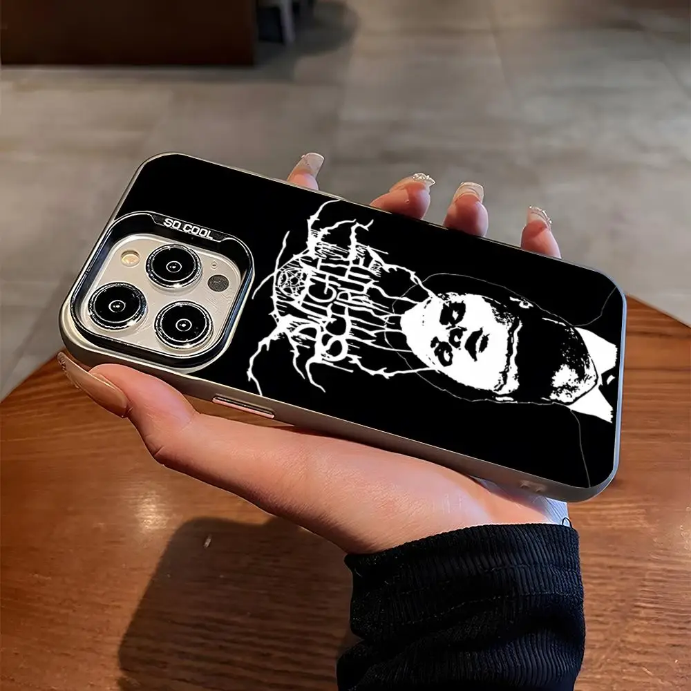 Чехол для телефона Heavy Metal Band D-Darkthrone матовый серебристый чехол Iphone 16 15 14 Pro 13 12 Plus 11 7