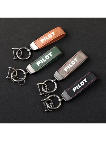 Кожаный автомобильный брелок для ключей с поворотом на 360 градусов в форме подковы для автомобиля Honda PILOT, автомобильные аксессуары
