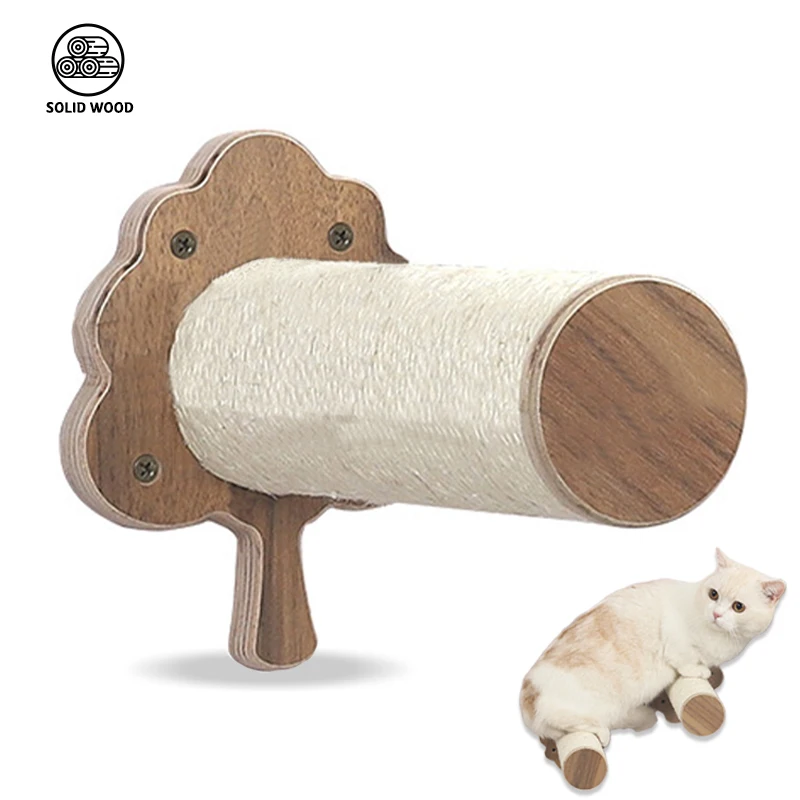 

DTY Cat Climbing Frame Wall Mounted Stable Cat Stairs Scratch Resistant Cat Nest Comfortable Easy to Install Cat Hammock Toys