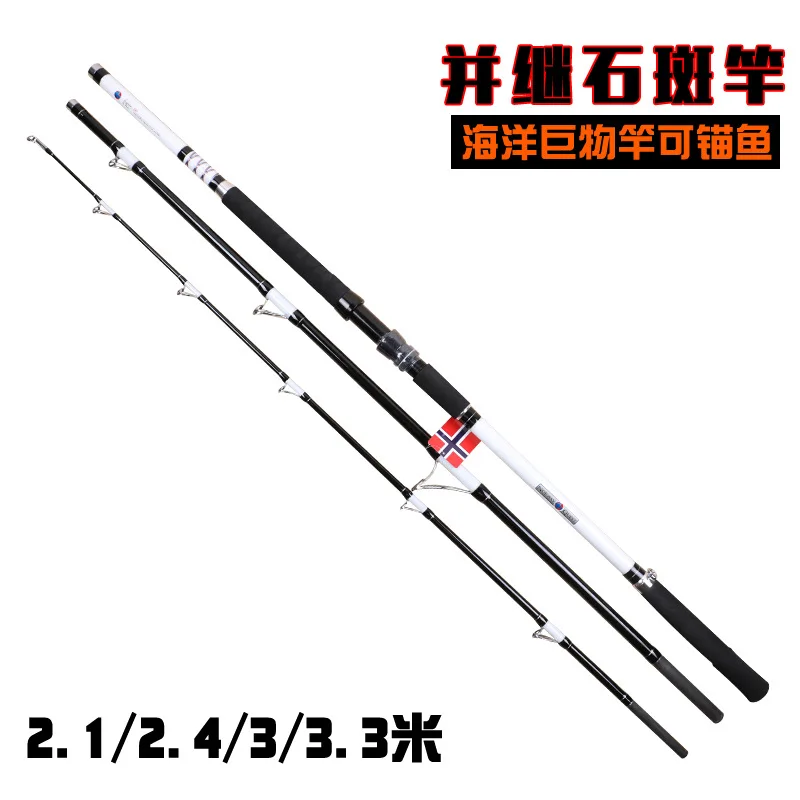 

2.1m 2.4m 2.7m 3m 3.0m 3.3m Slow Jigging 18 Layers Carbonfiber Trolling Fishing Rod Hollow Tip 4.5mm Seawater Trolling Rods