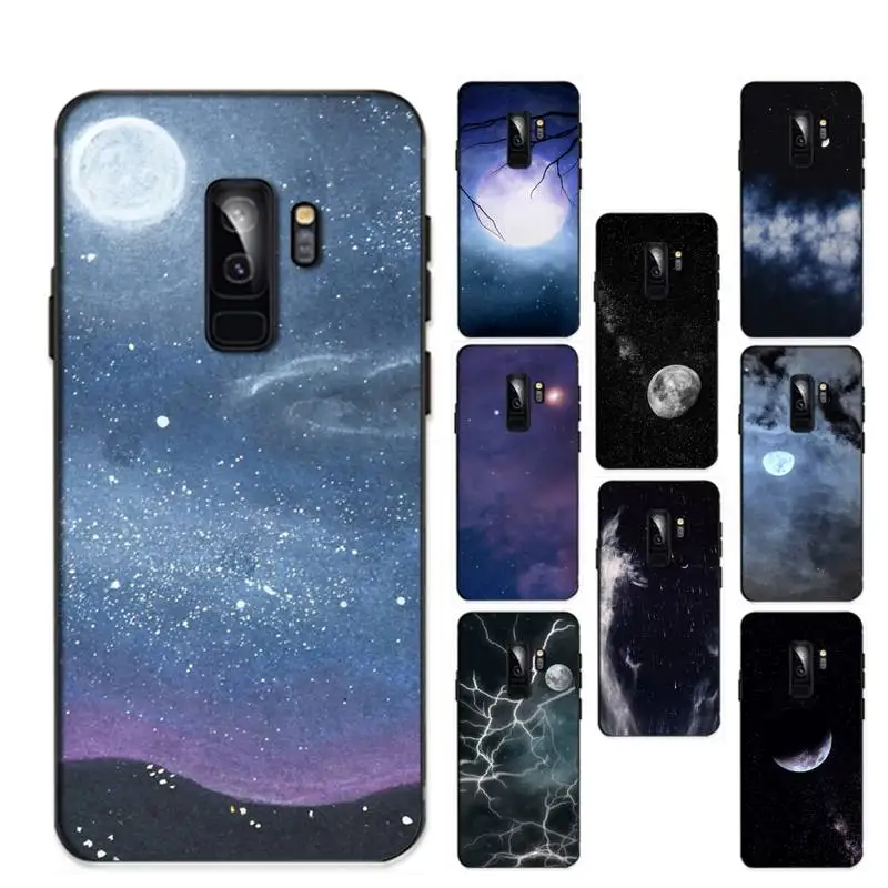 

Moon Light Clouds Stars Mirror Phone Case For Samsung Galaxy S 20lite S21 S21ULTRA s20 s20plus S21plus 20UlTRA