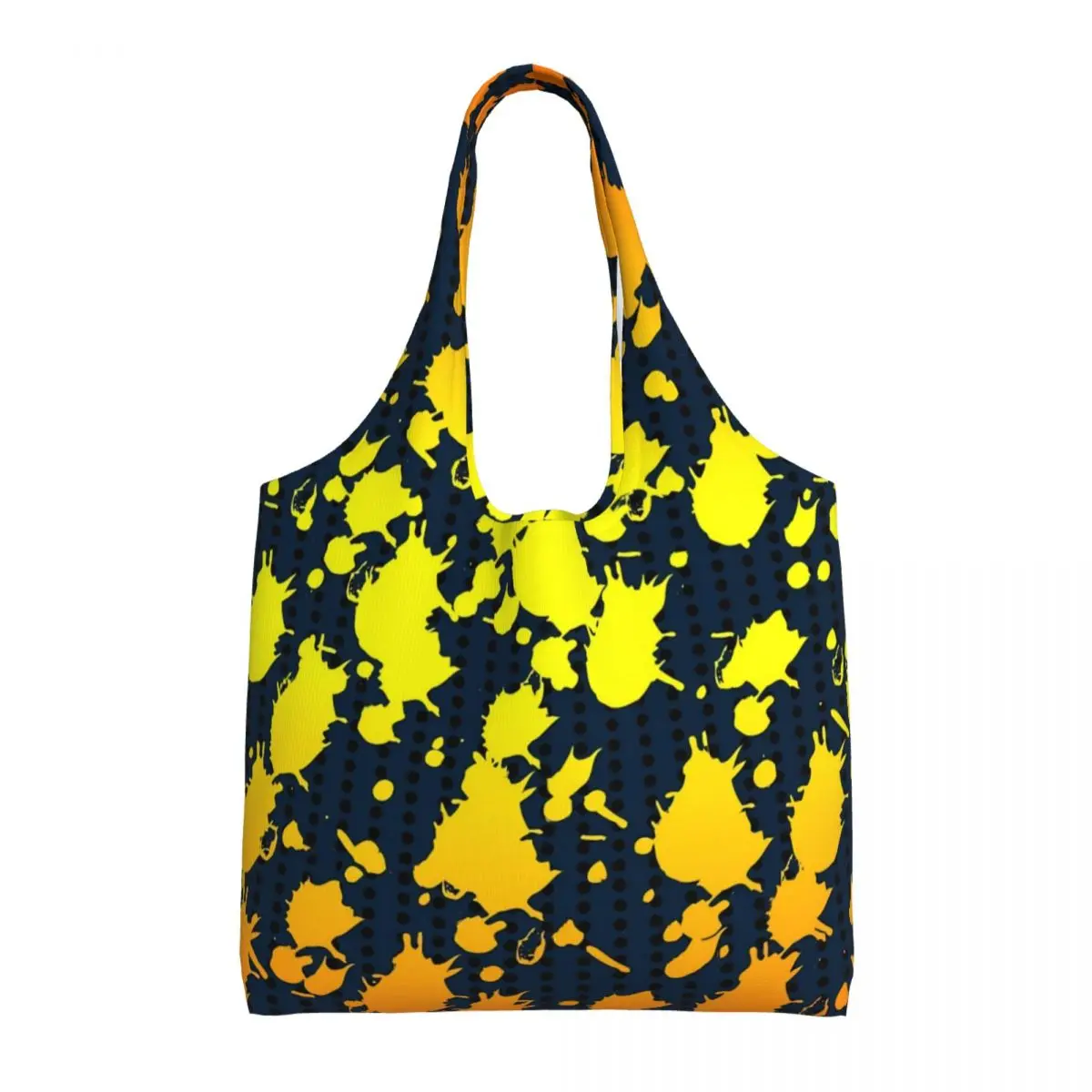 

Сумка-шоппер с принтом кистей, сумки с градиентными брызгами, женская дизайнерская сумка-тоут, забавная пляжная сумка из полиэстера