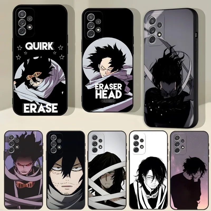 Eraser Head Shota Aizawa Phone Case For Samsung Galaxy A13 A52 A53 A73 A32 A51 A23 A22 A12 A02s A20e A40 A50 A21 A72 A70 Cover
