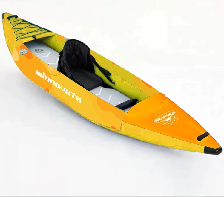 Новый легкий складной надувной каяк из ПВХ для дрифта на открытом воздухе