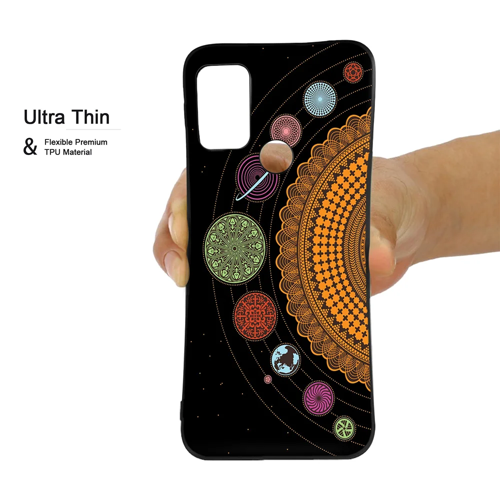 mandala pattern phone case for motorola moto g30 g9 play g40 fusion e7 e20 e40 e7 plus g20 g50 g60 luxury silicon covers fundas free global shipping