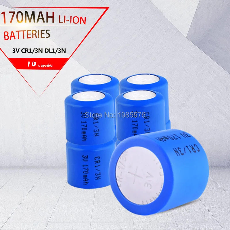 

10 шт. оригинальный CR1/3N DL1/3N аккумулятор 2L76 K58L 5018LC CR11108 3 В литиевая батарея для камеры Locator Cell Button Li-Ion батареи
